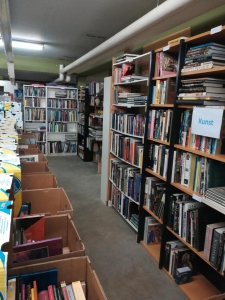 Boekenkelder wordt verkoopruimt